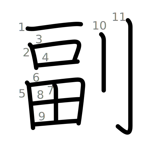 副の書き順