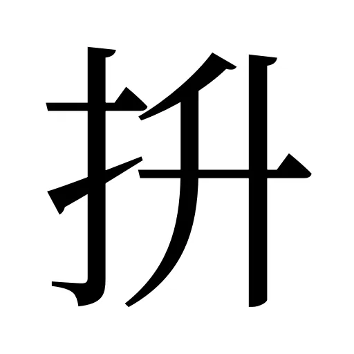 抍