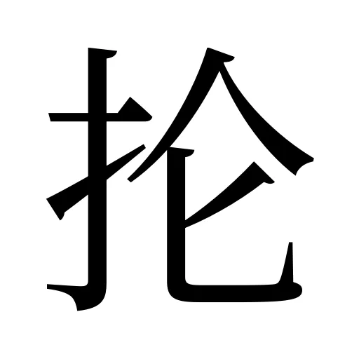 抡
