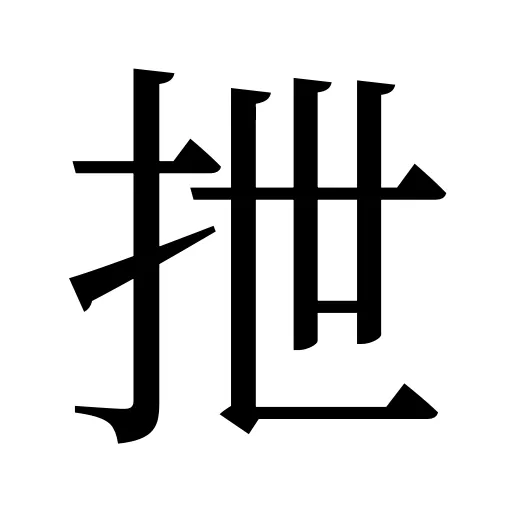 抴