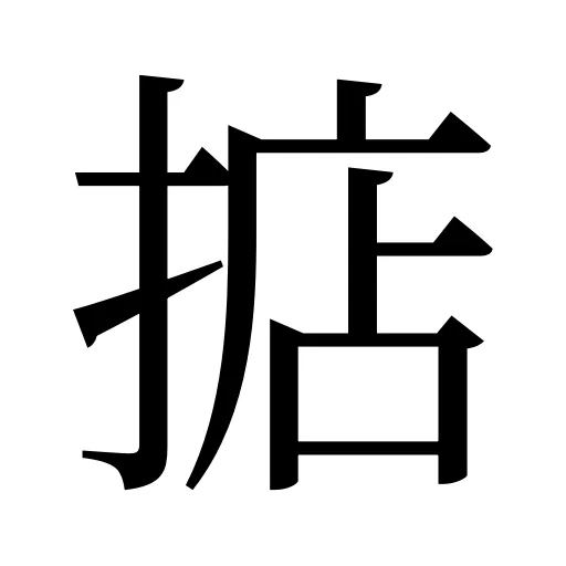 掂