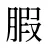 腵