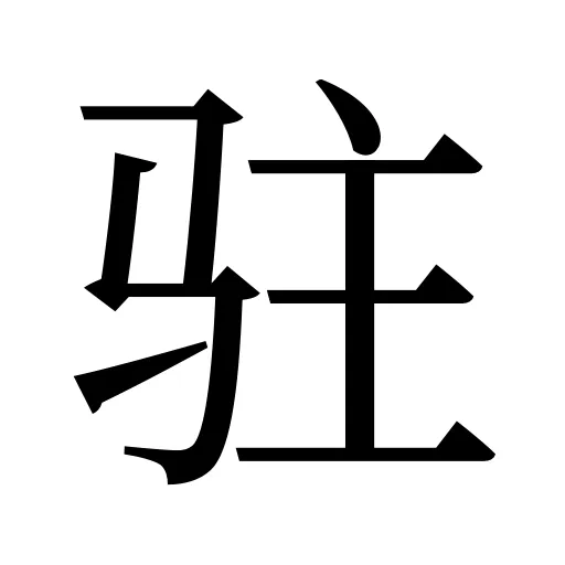 驻